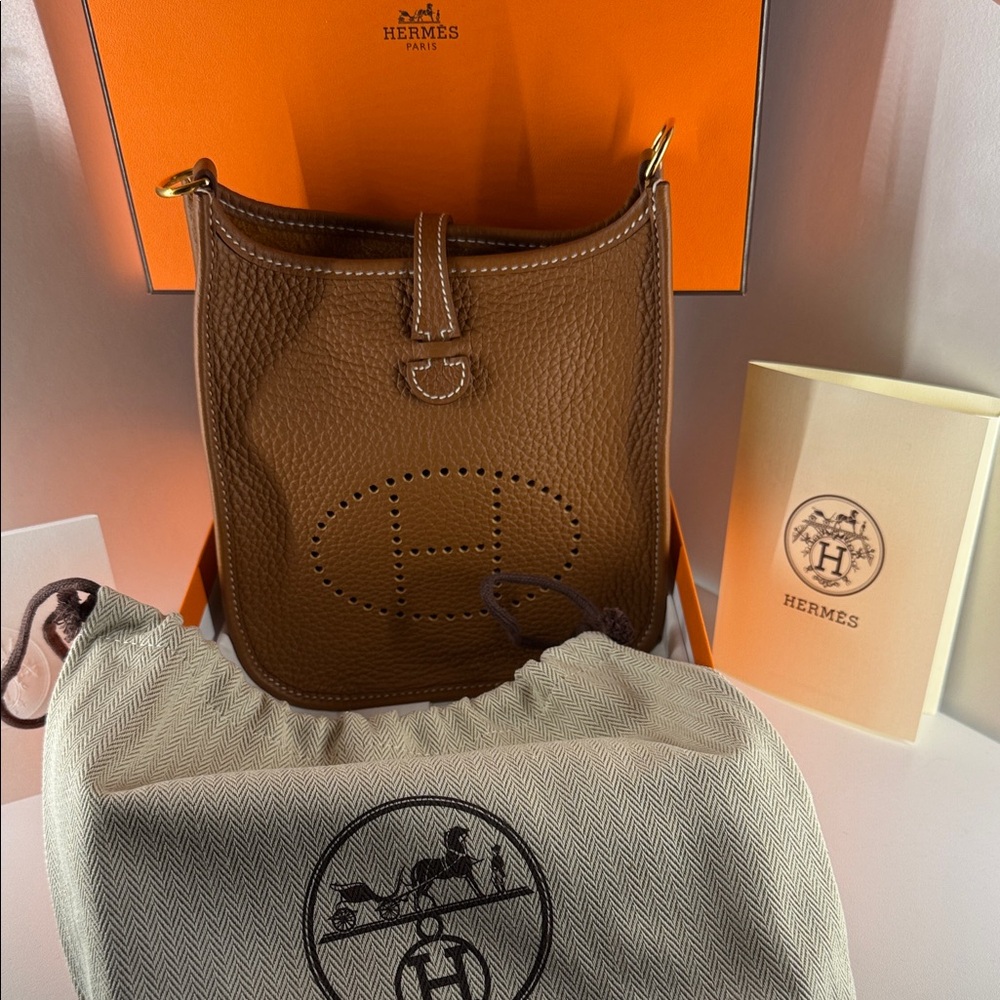 Hermès Evelyne TPM Gold/Gold: BNIB!!!